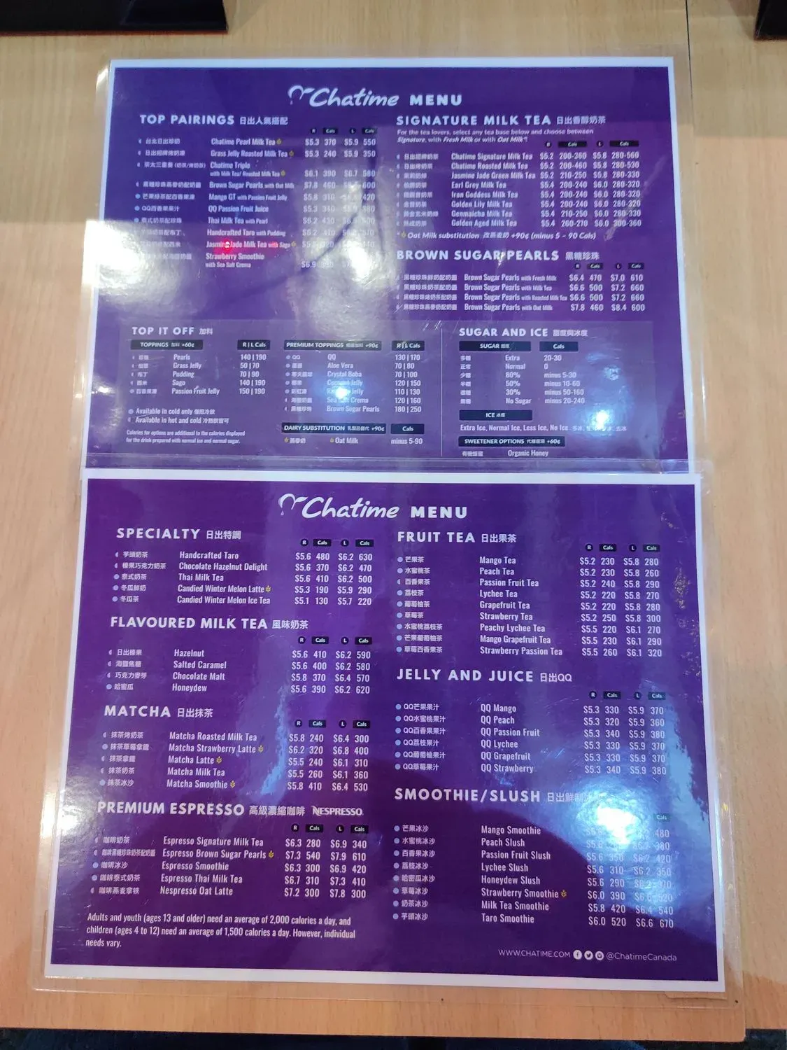 Menu 2