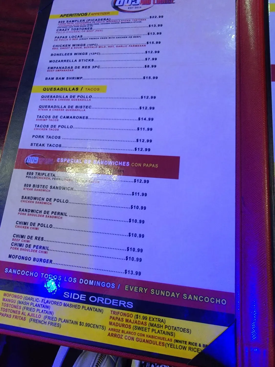 Menu 4