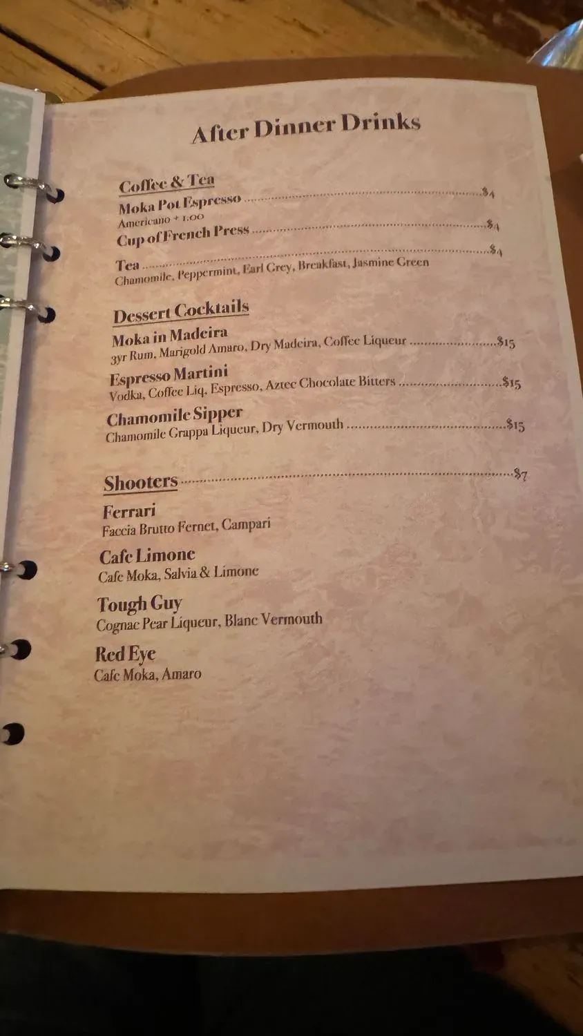 Menu 2