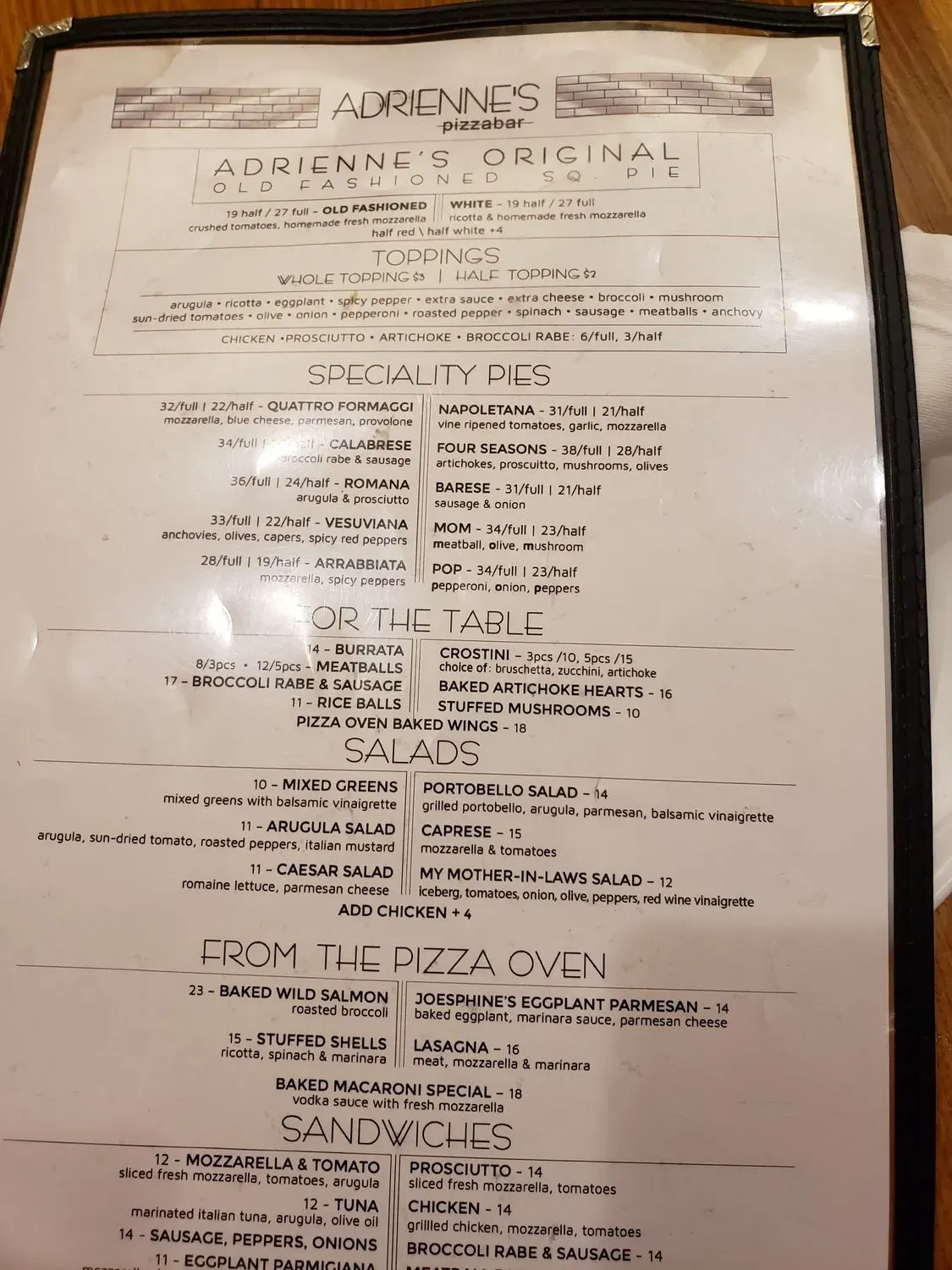 Menu 6