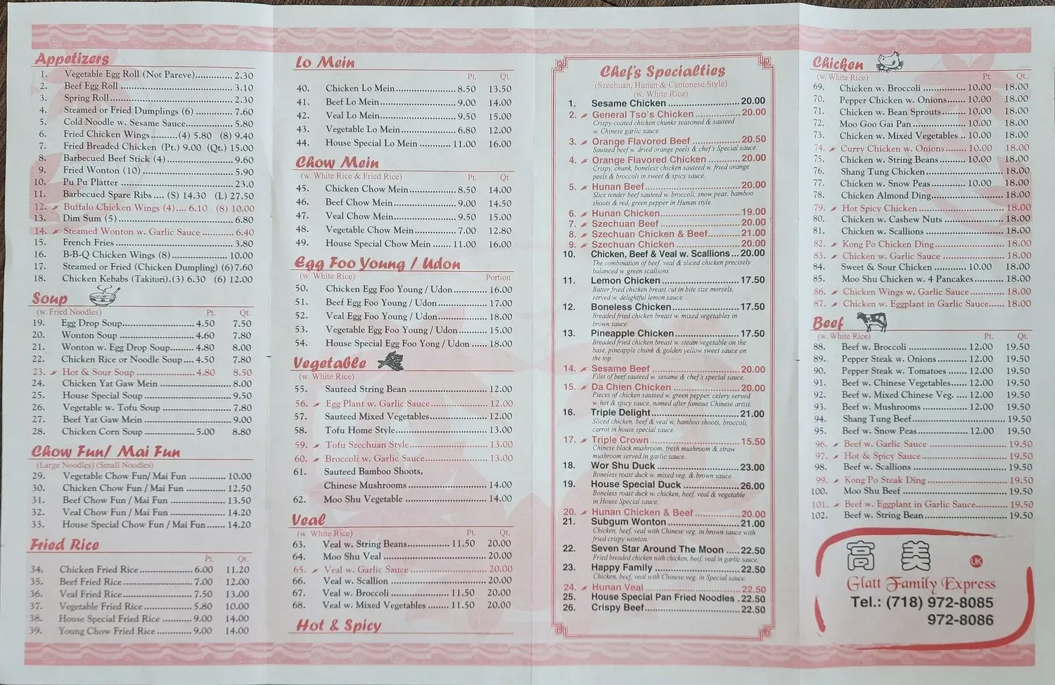 Menu 2