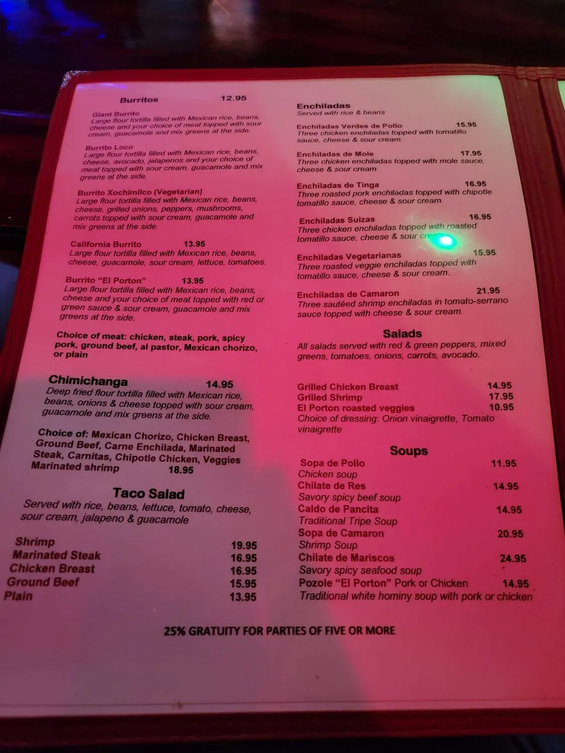 Menu 4