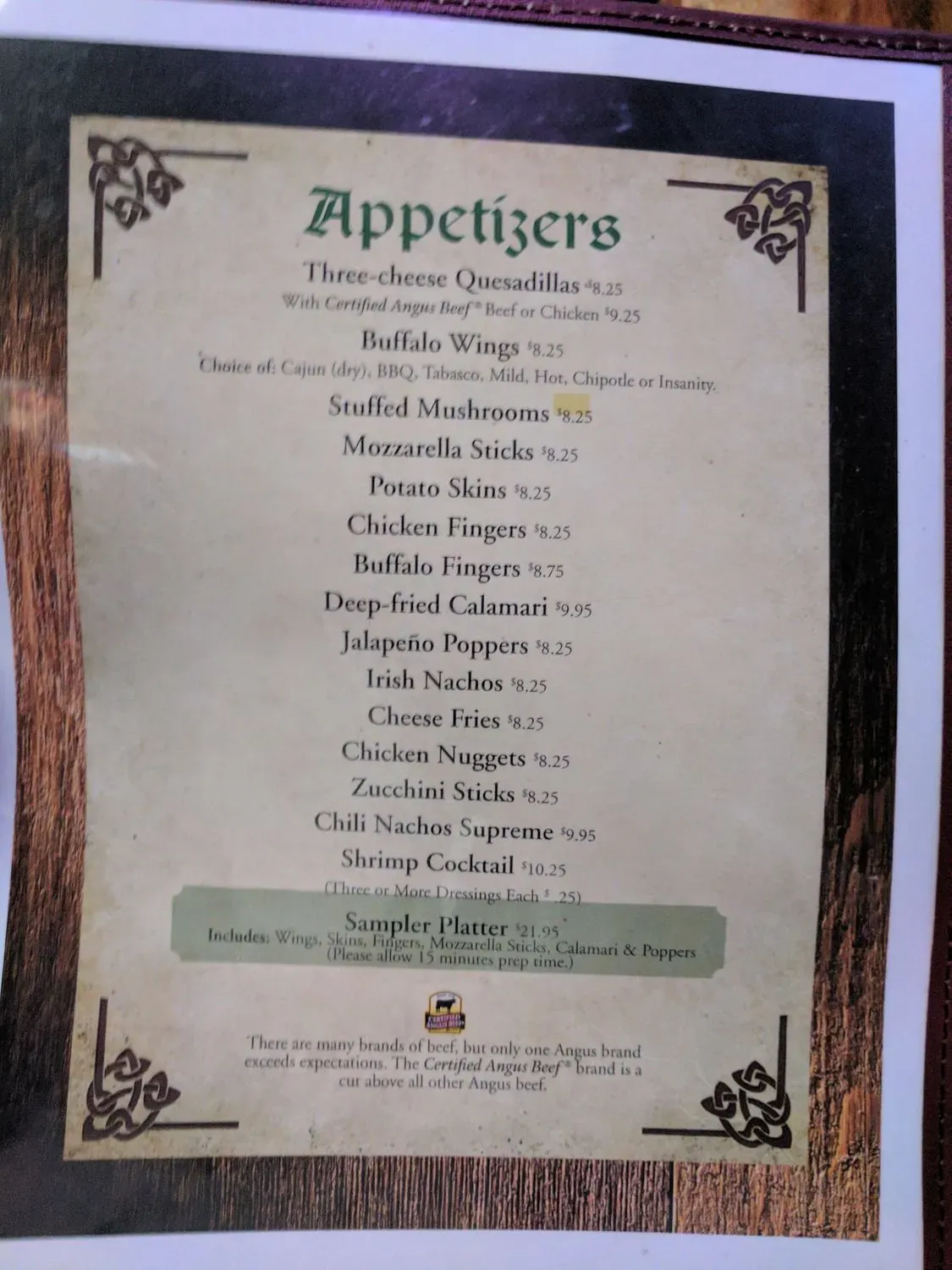 Menu 2