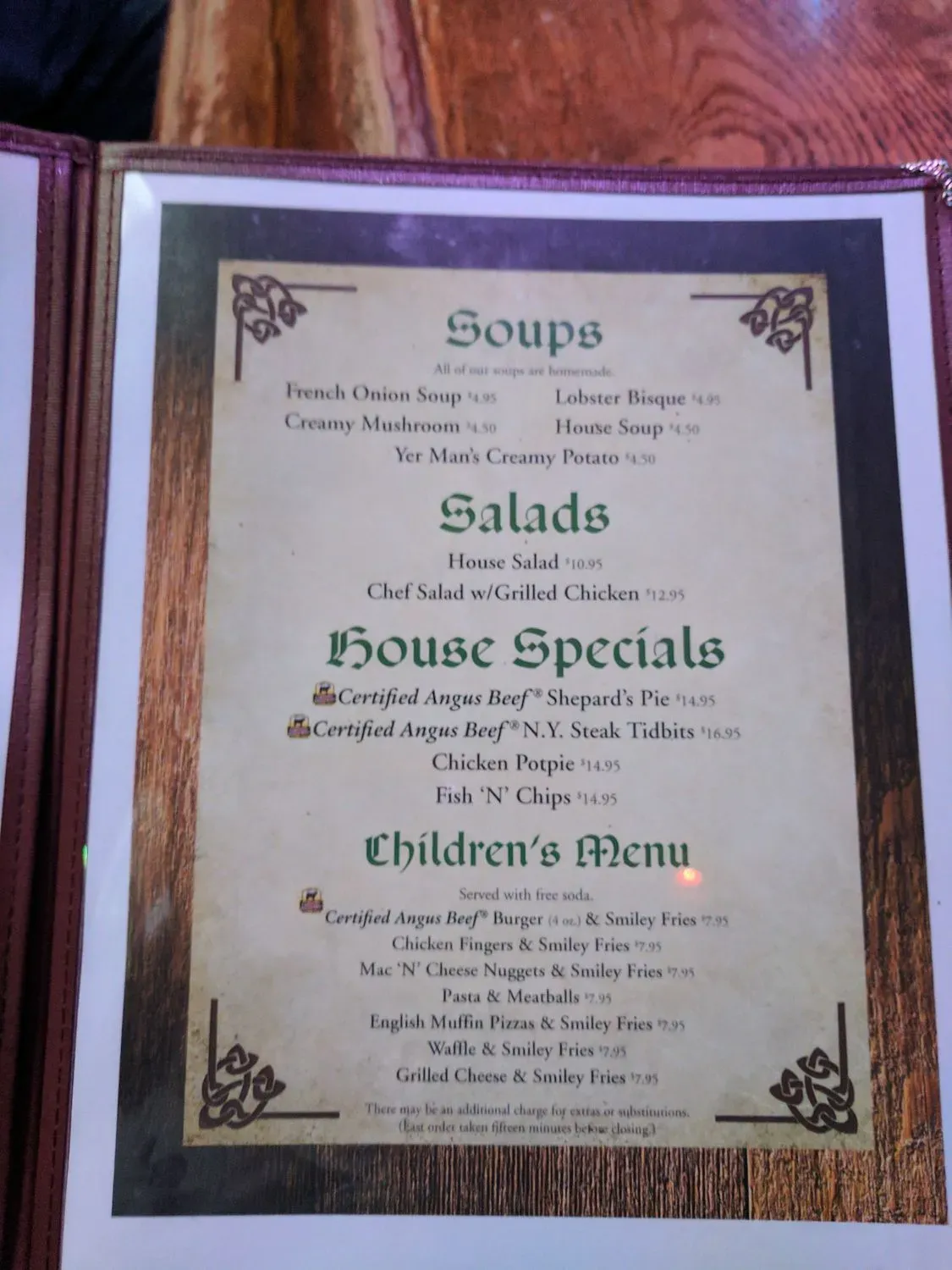 Menu 4