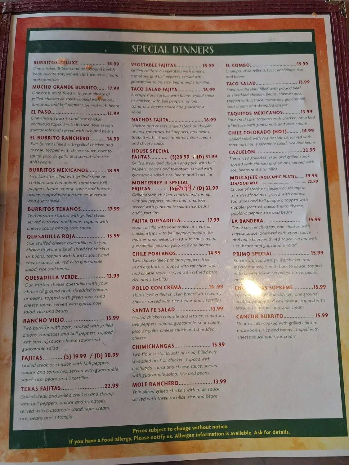 Menu 3