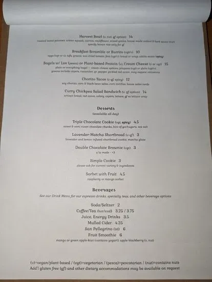 Menu 2