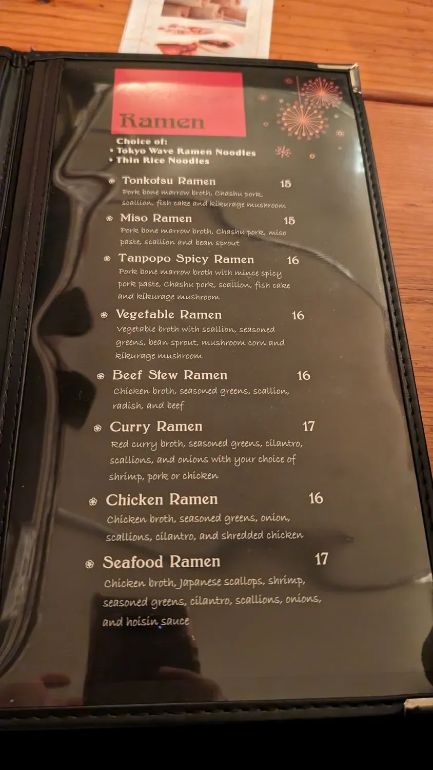 Menu 5