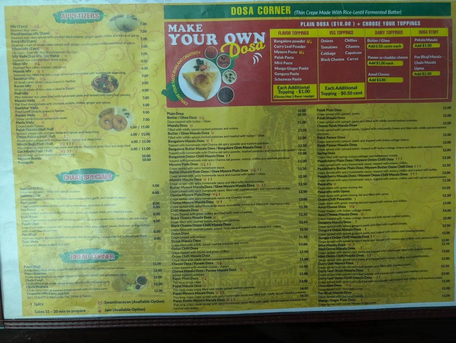 Menu 6