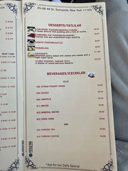 Menu 6