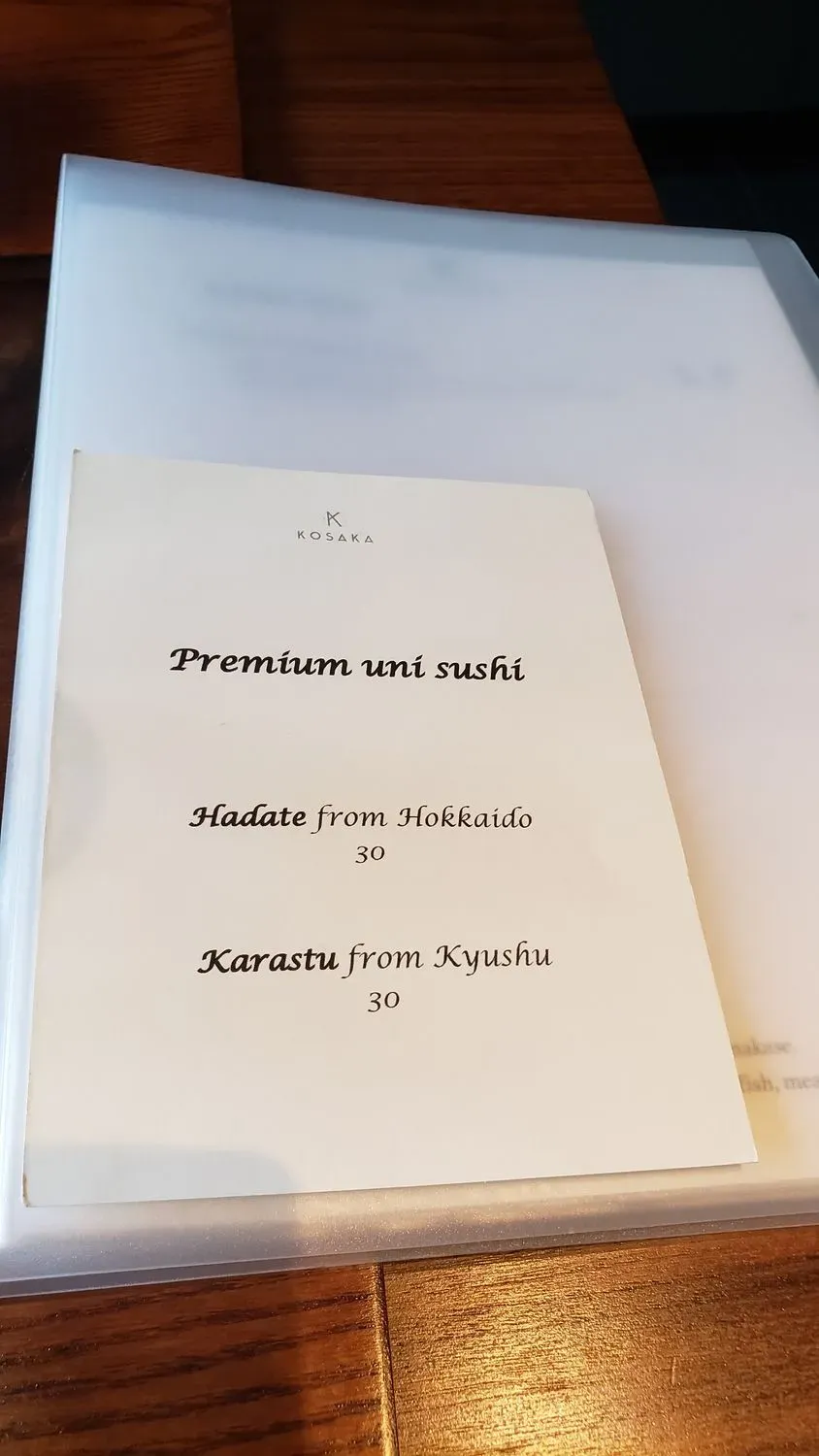 Menu 2