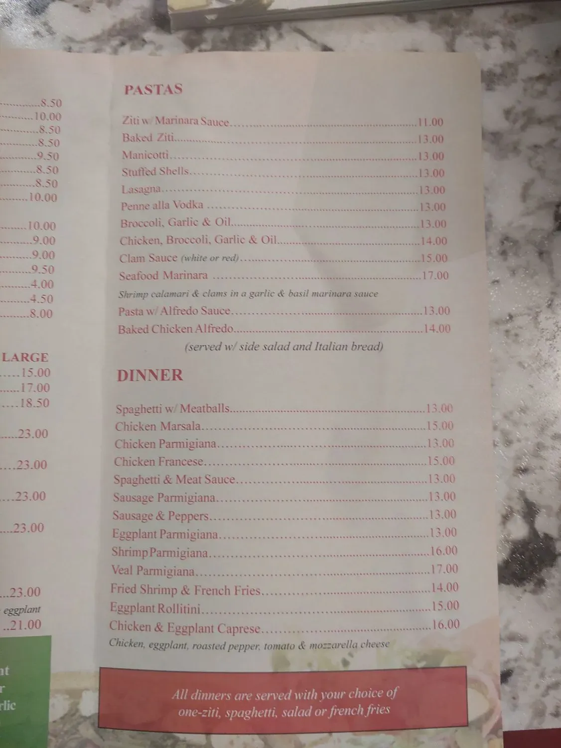 Menu 3