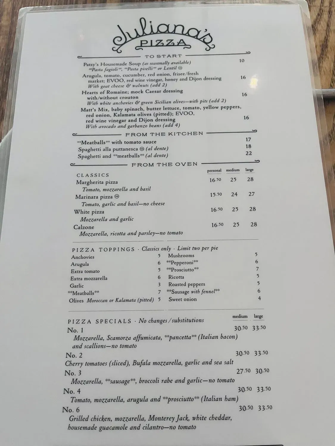 Menu 2