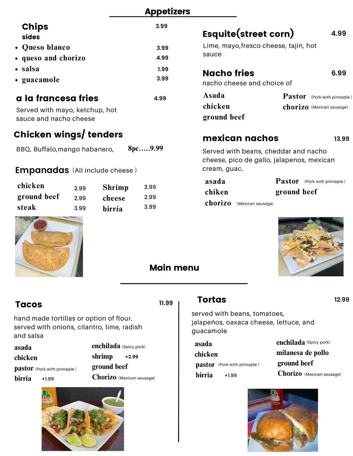 Menu 2