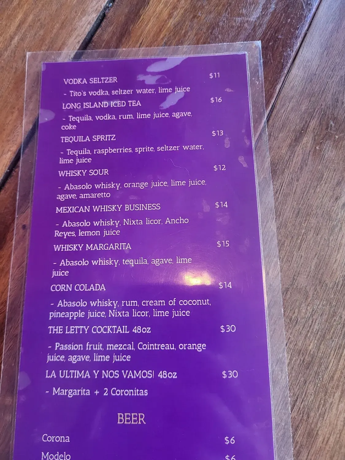 Menu 6