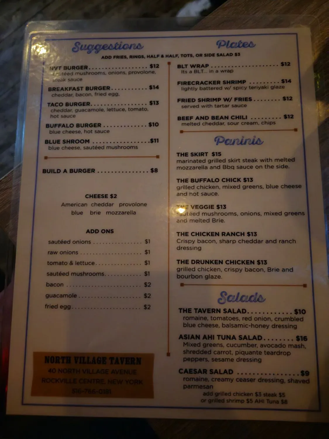 Menu 2