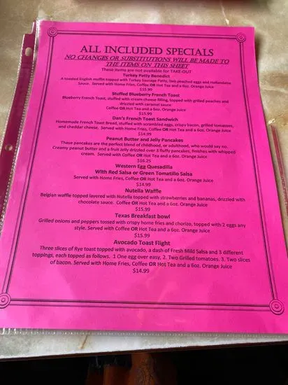 Menu 2