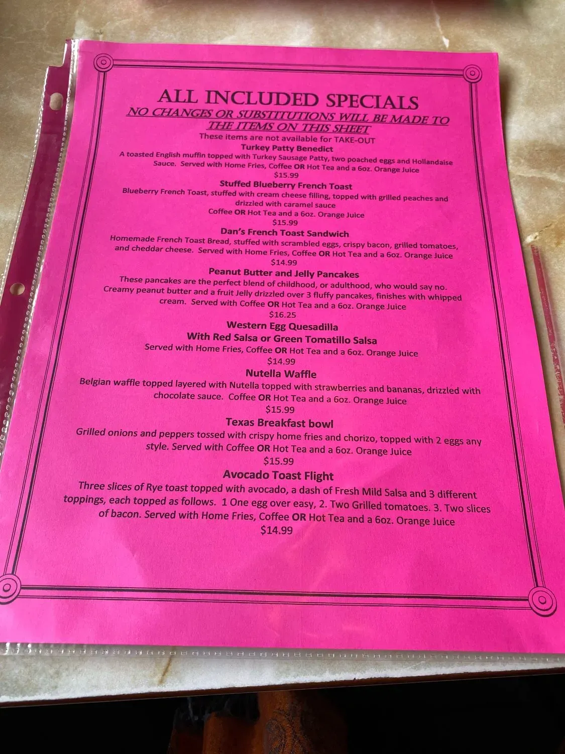 Menu 2