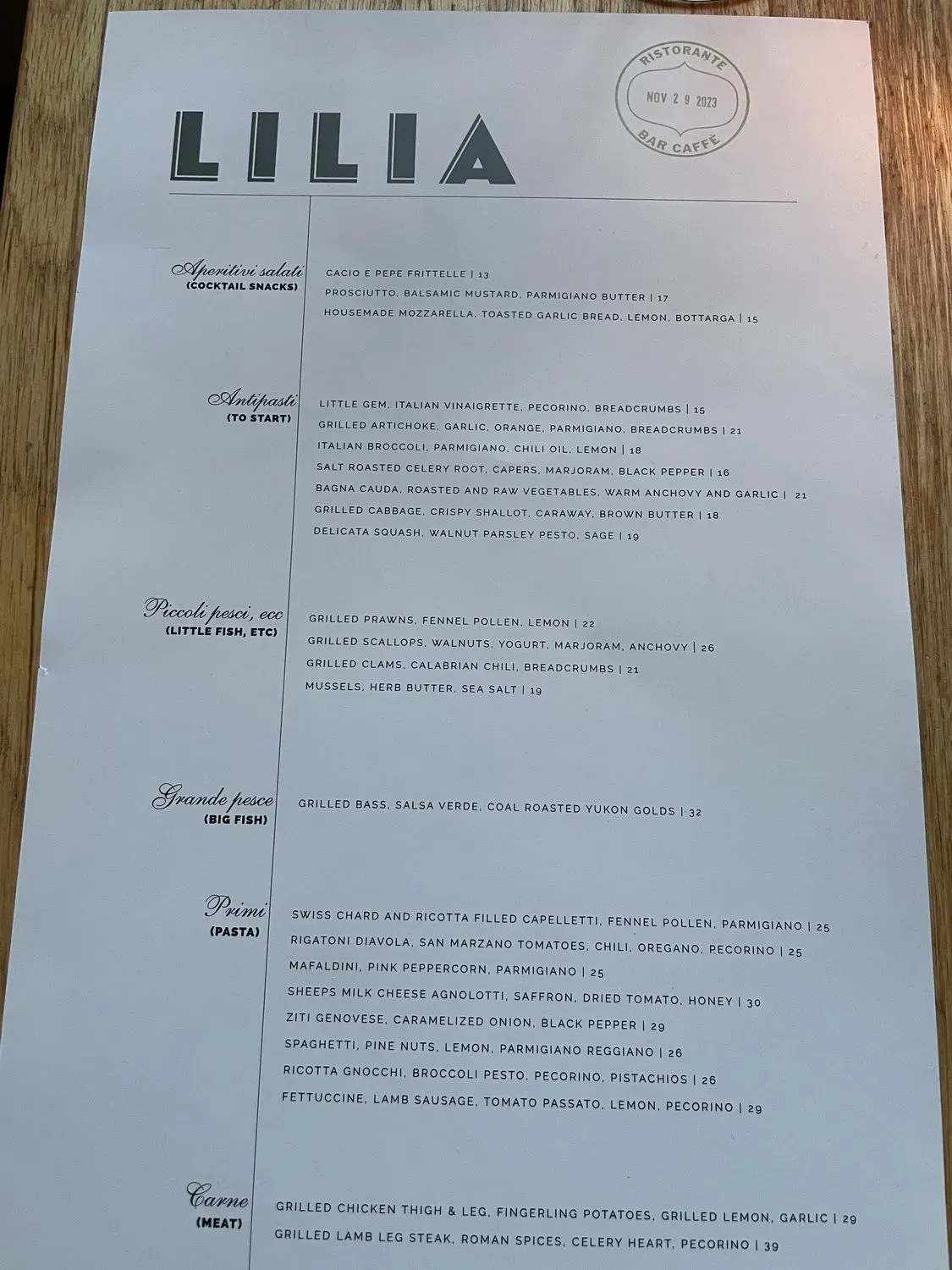 Menu 2