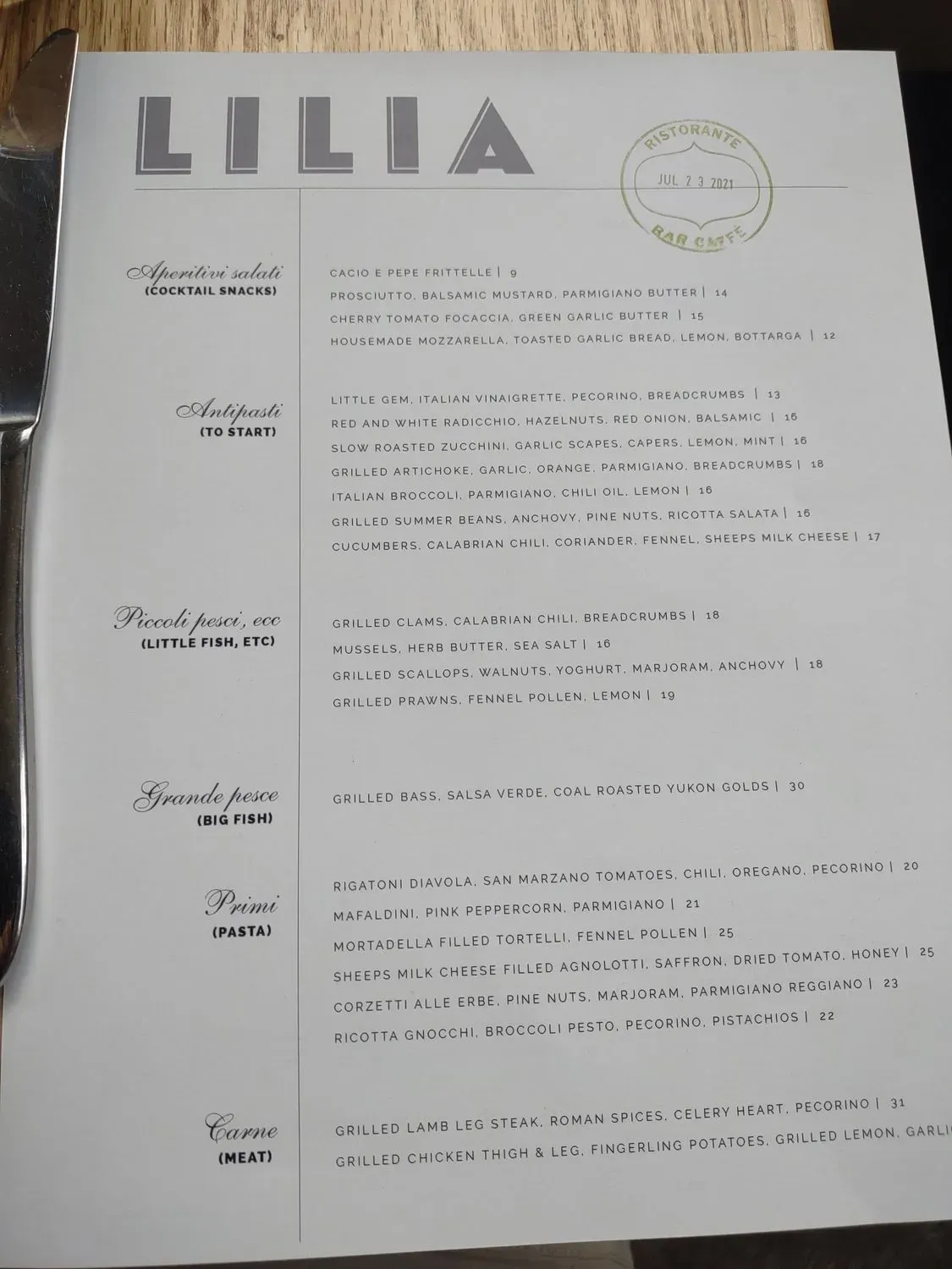 Menu 3