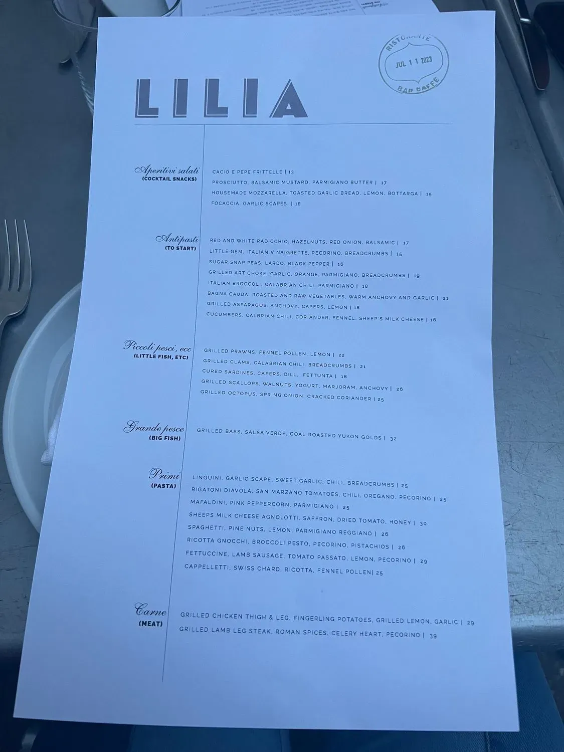 Menu 6