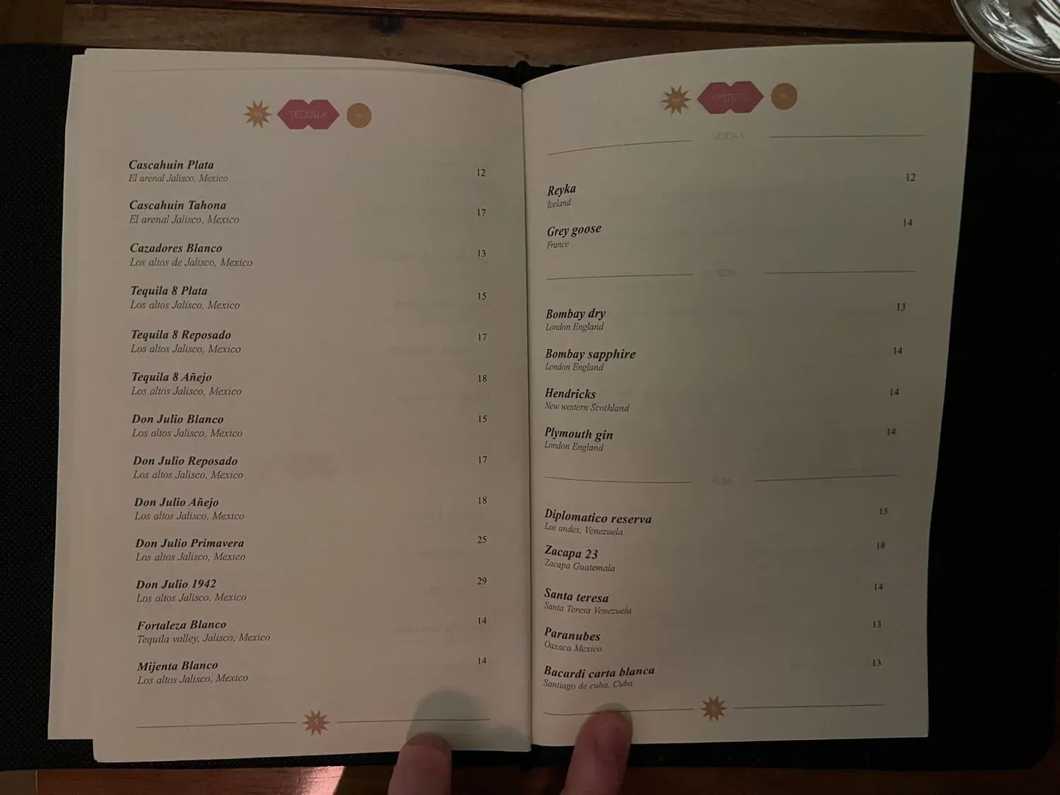 Menu 5