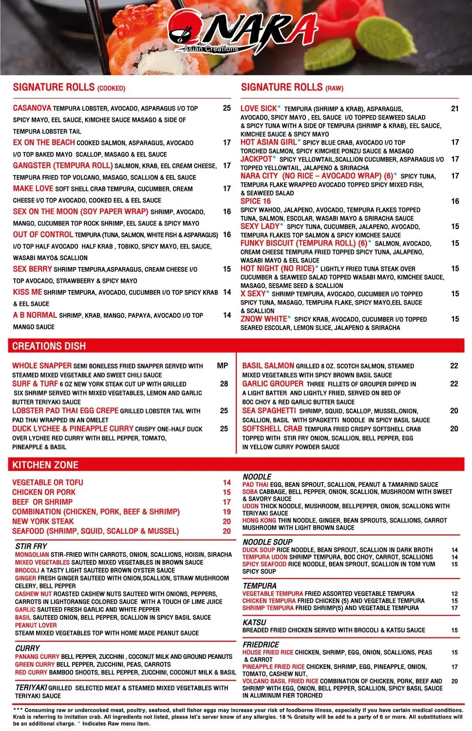 Menu 6