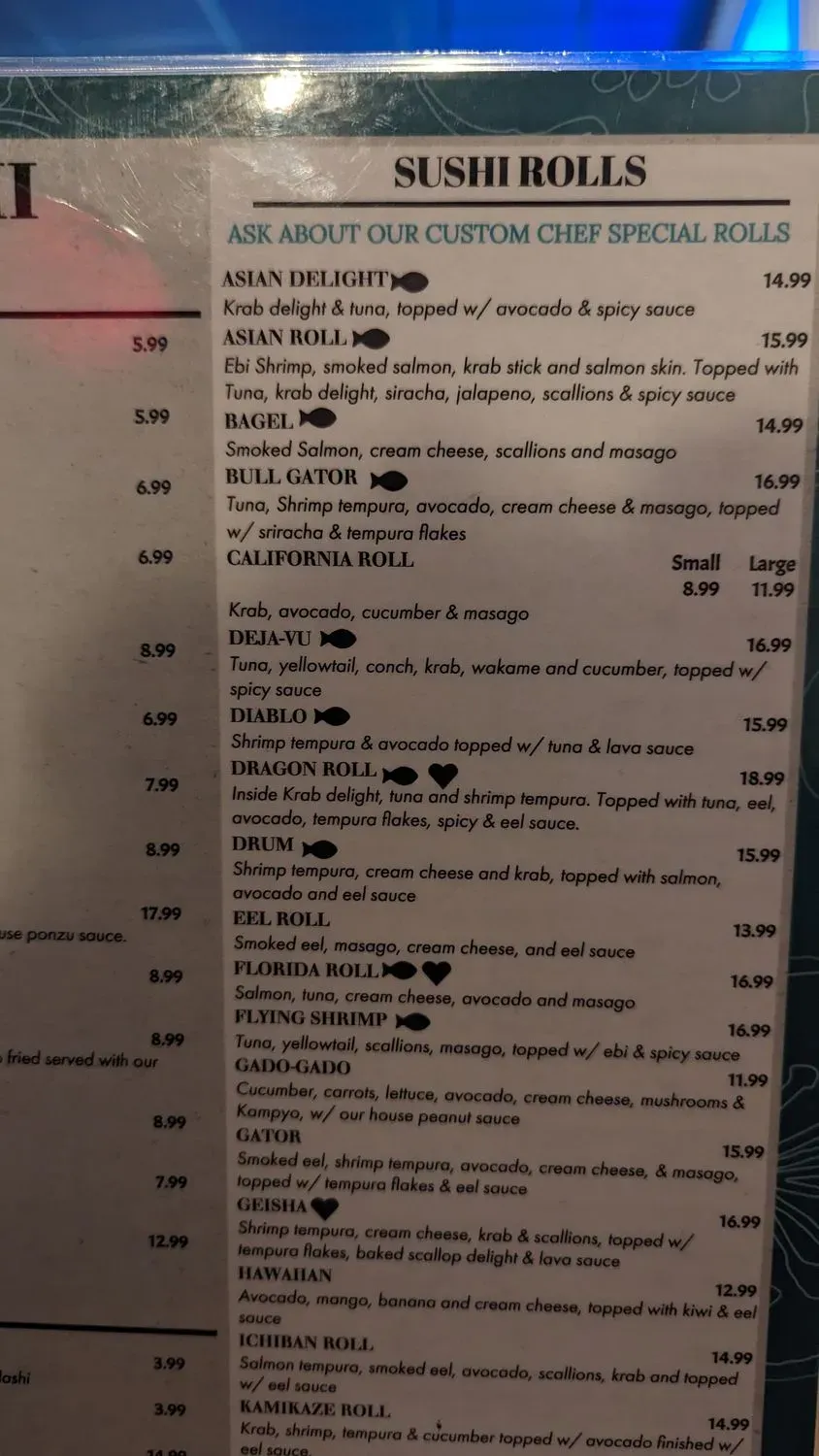 Menu 5