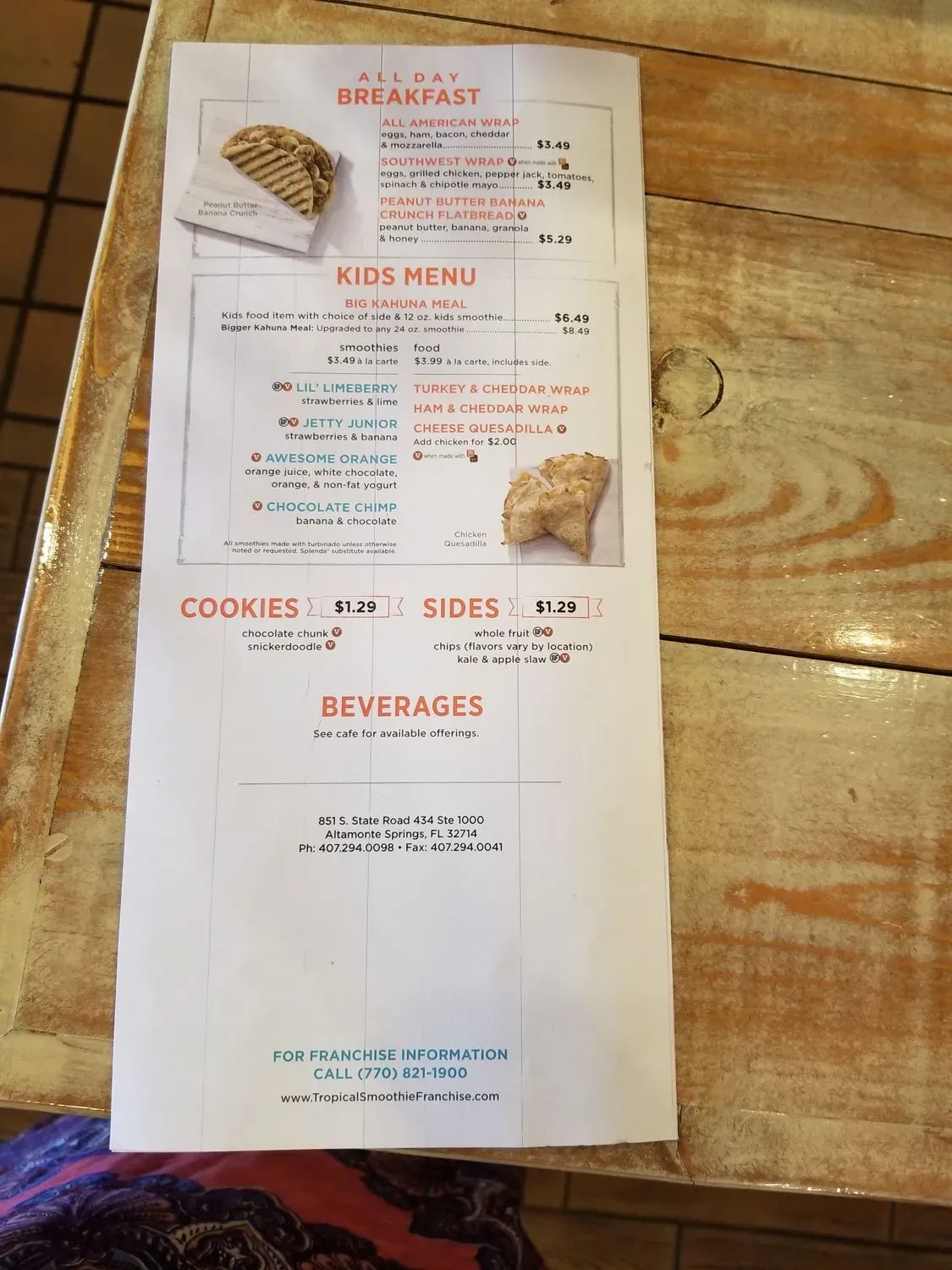 Menu 4