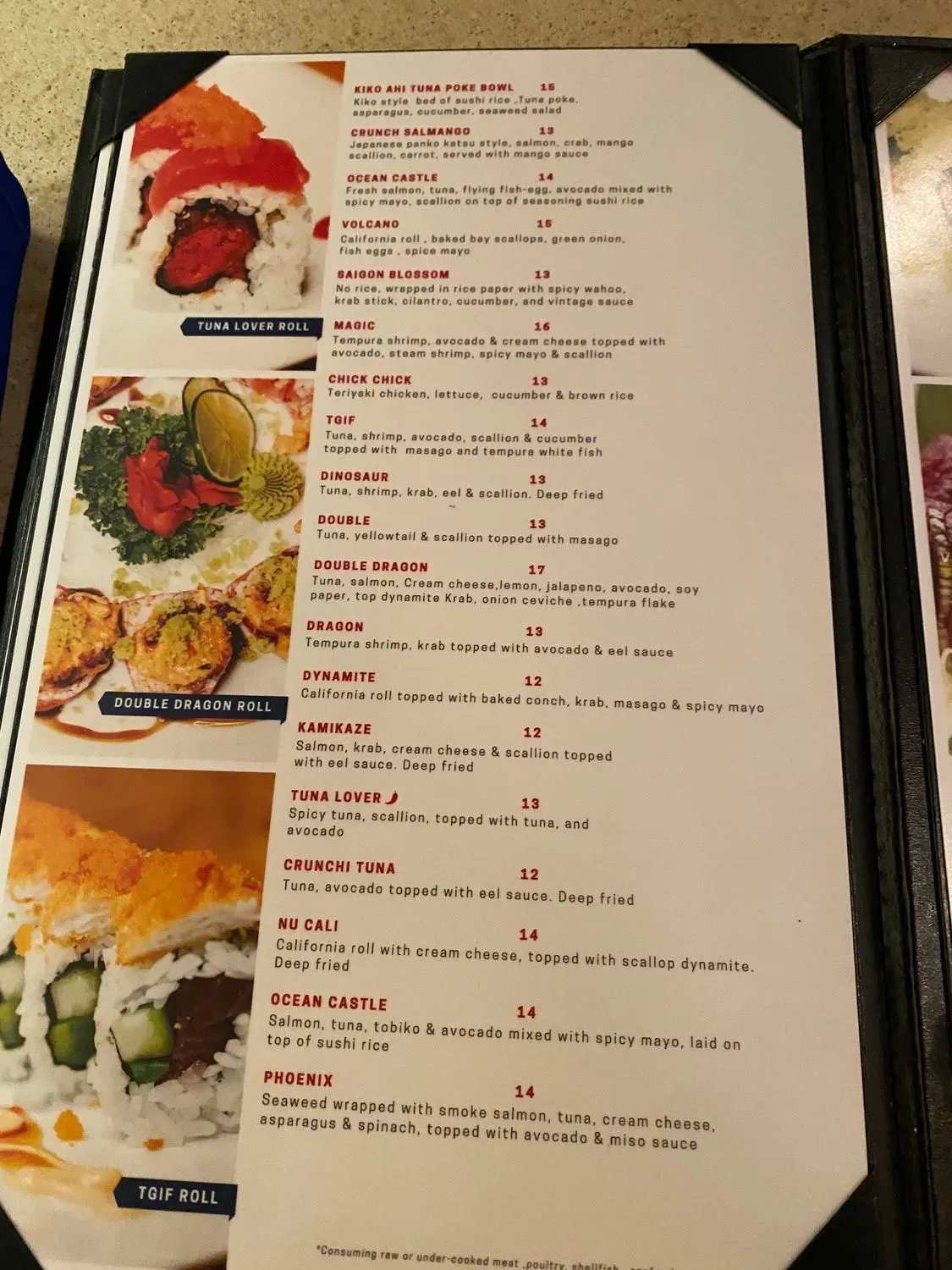 Menu 5