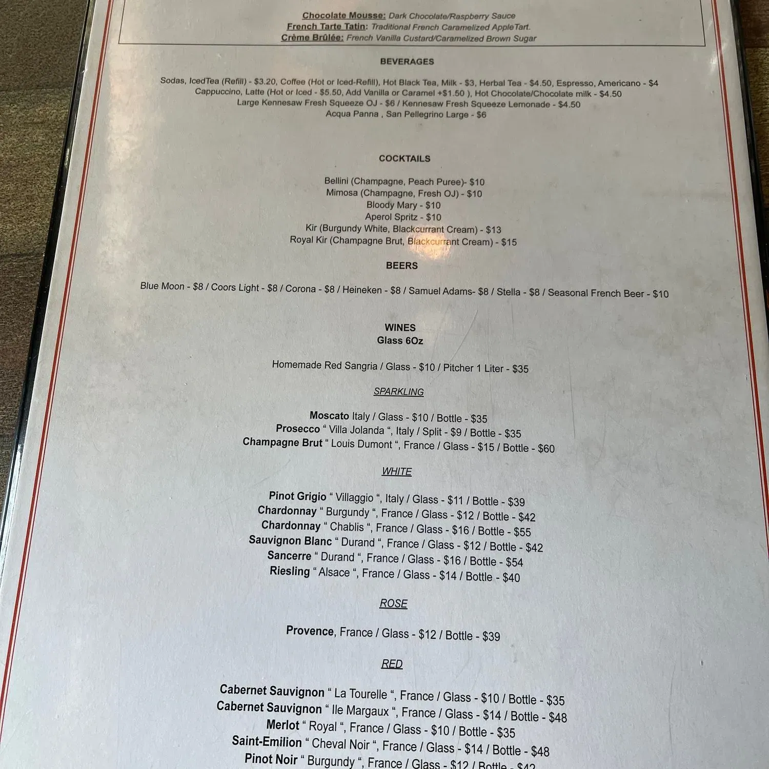 Menu 3