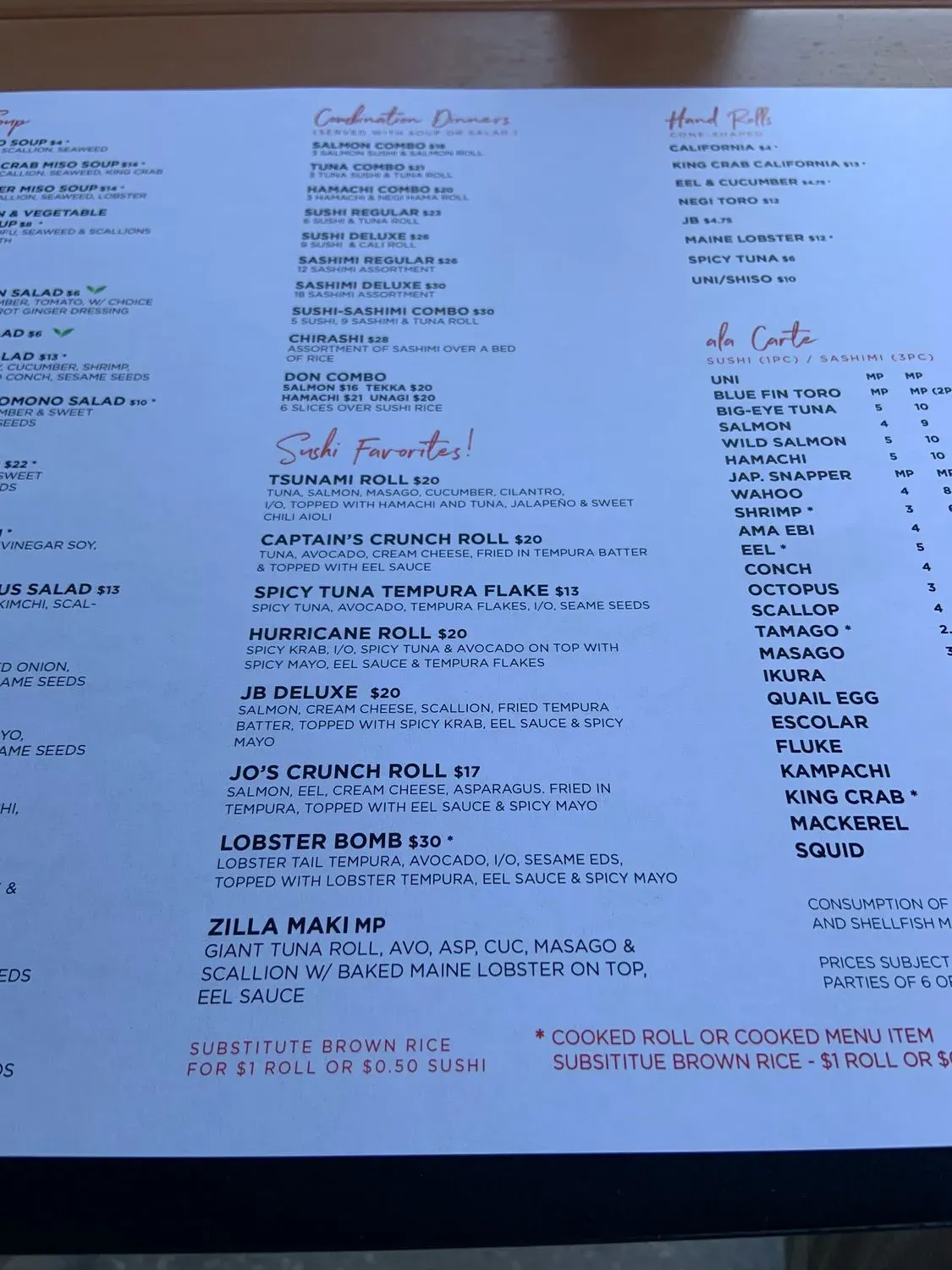 Menu 4