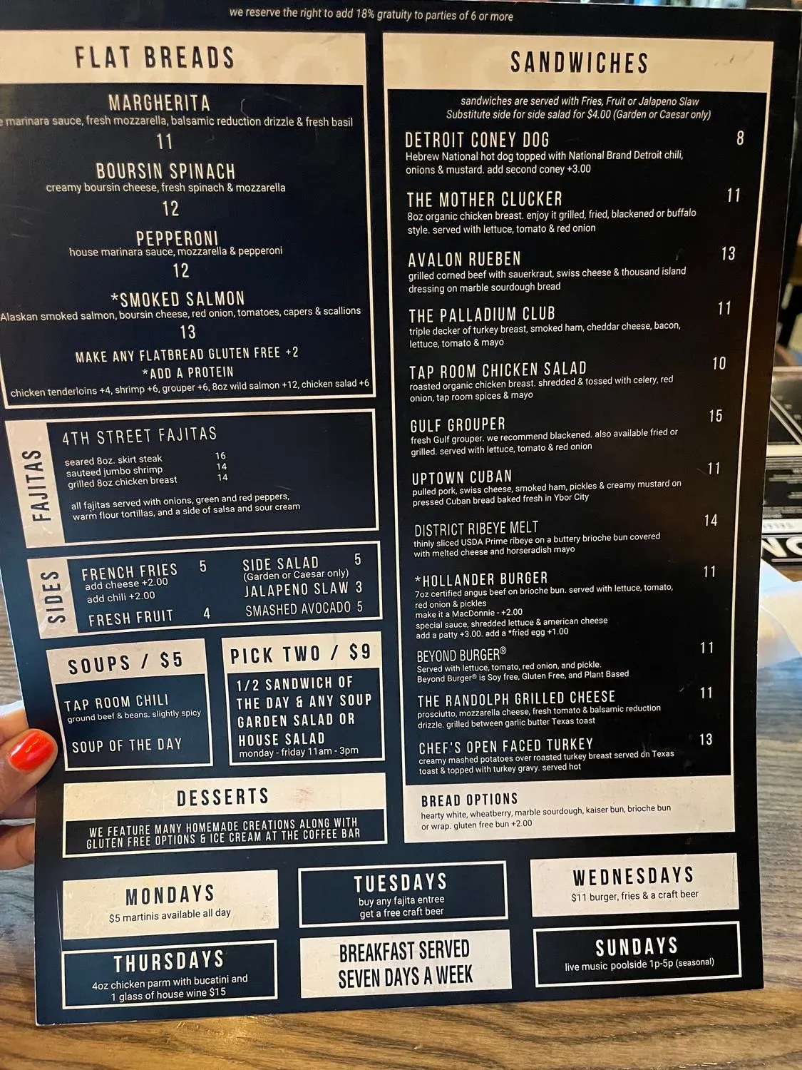 Menu 4