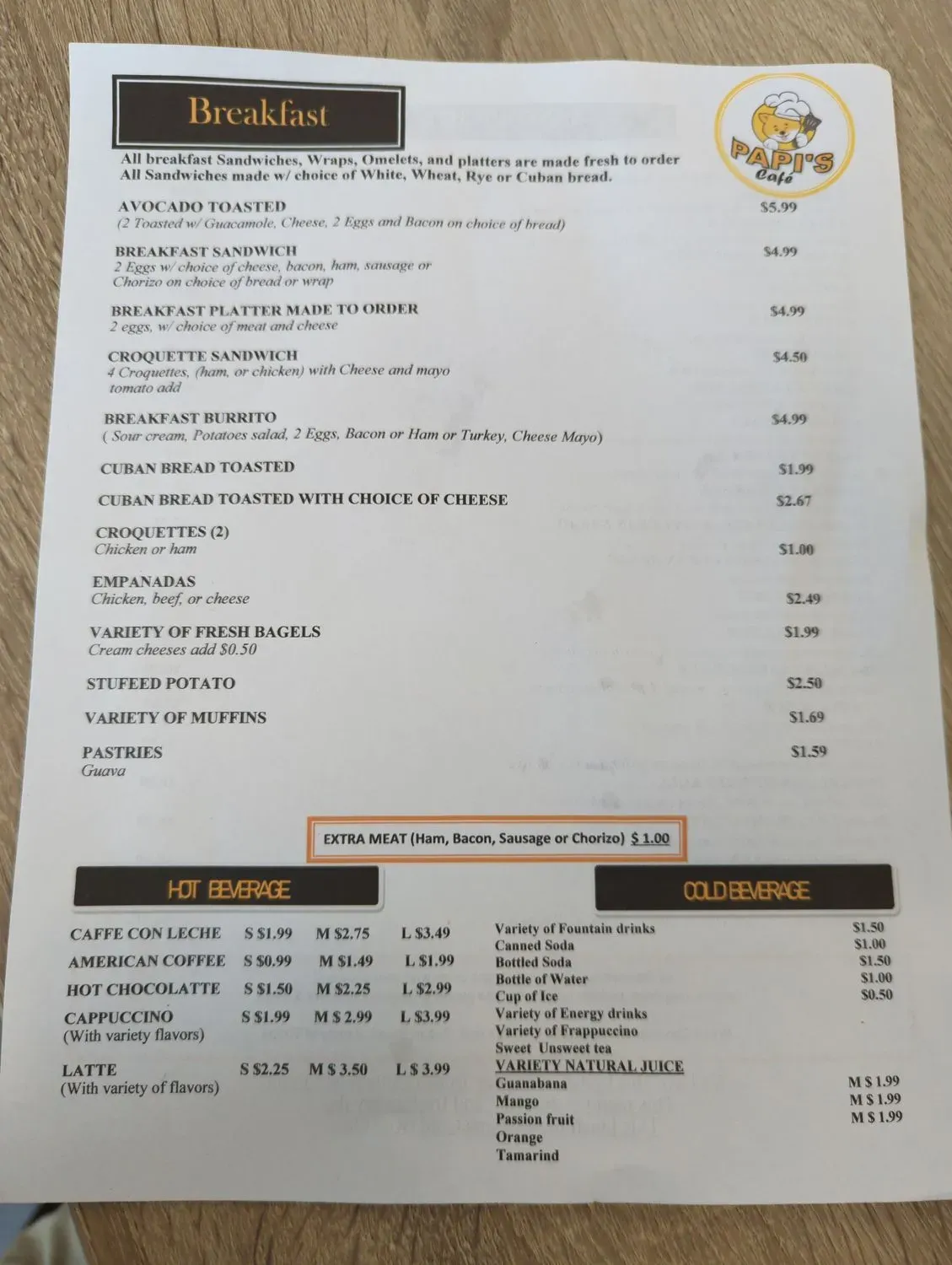 Menu 2