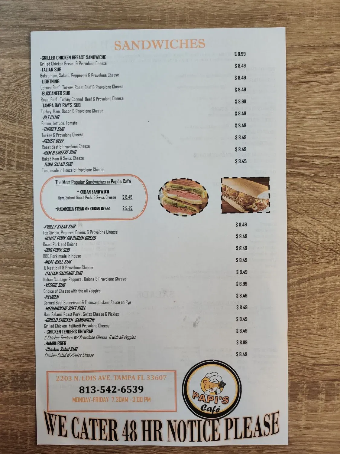 Menu 3