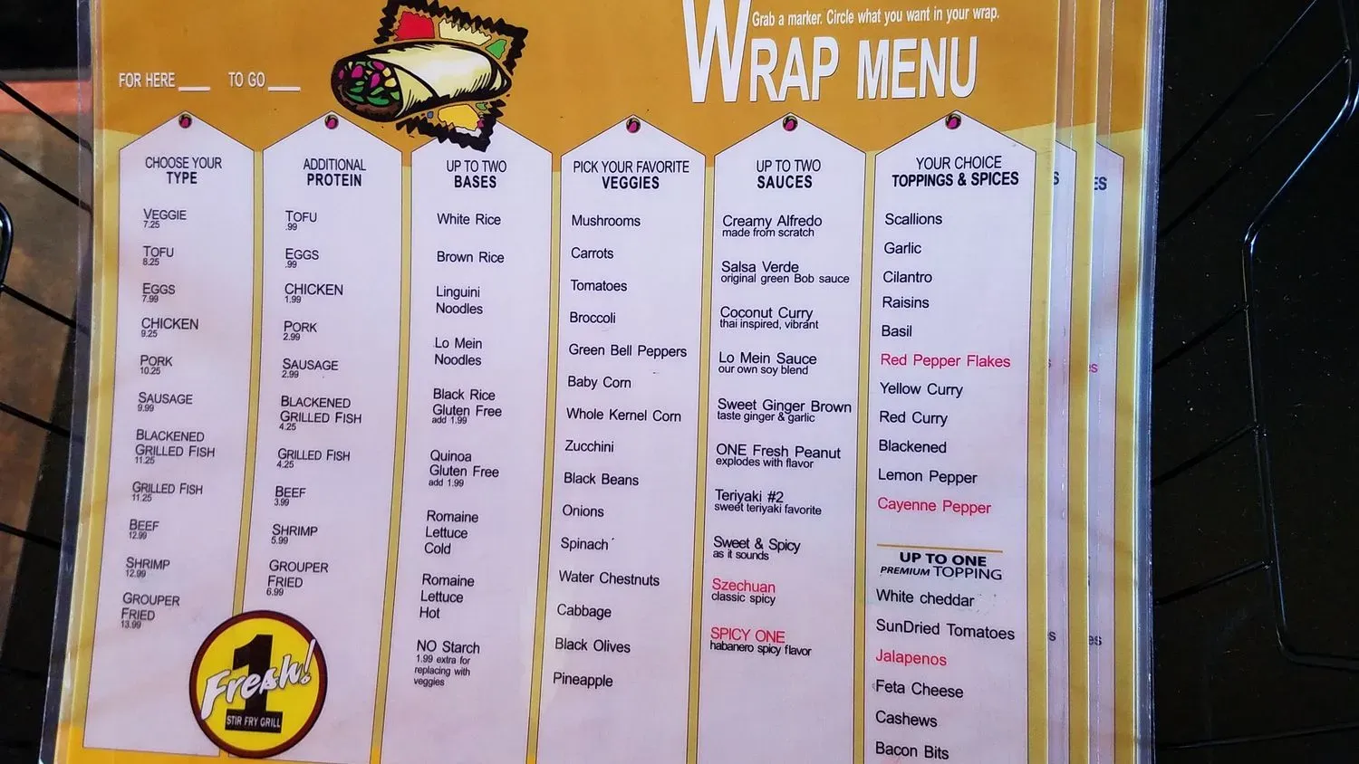 Menu 3