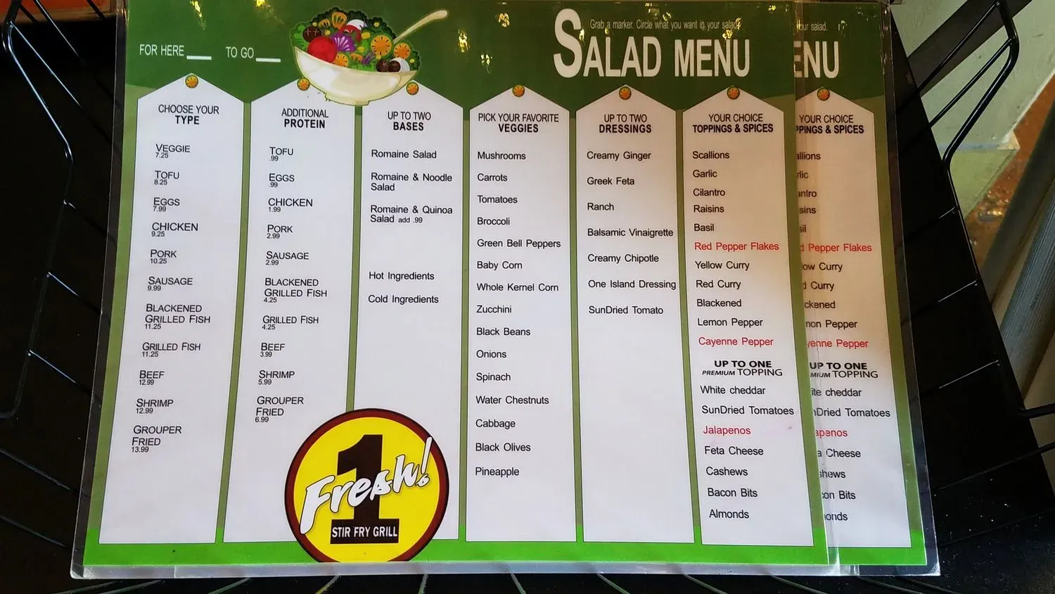 Menu 4