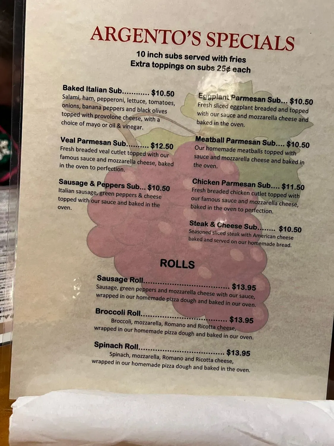 Menu 5