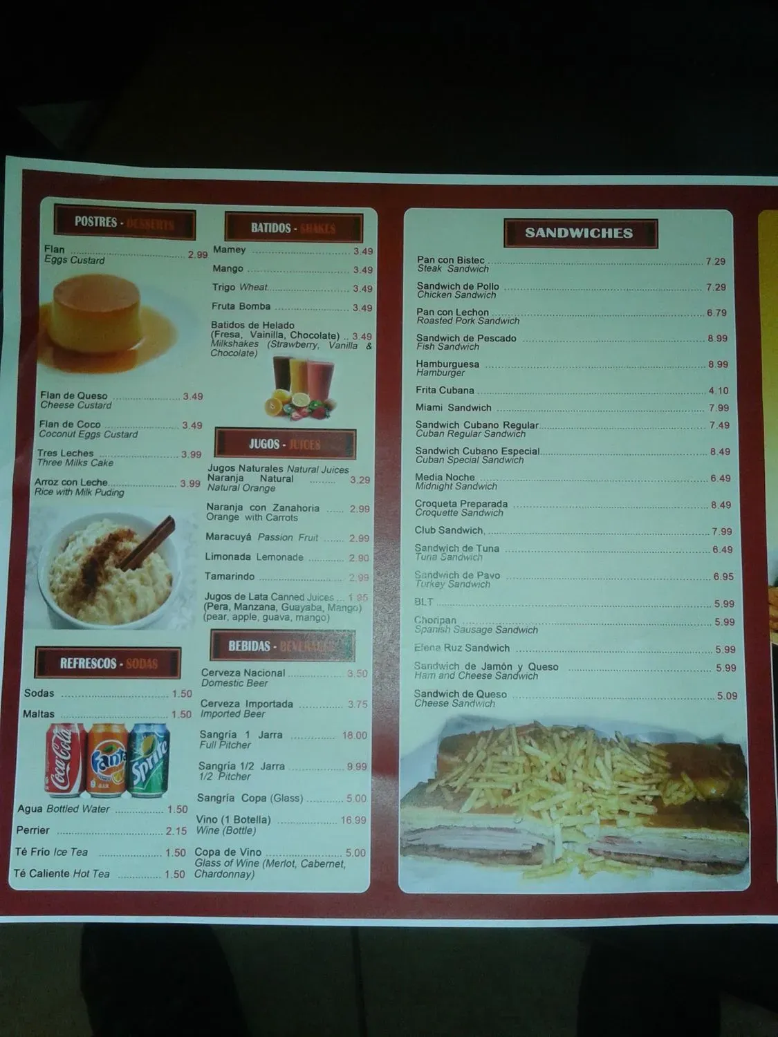 Menu 6