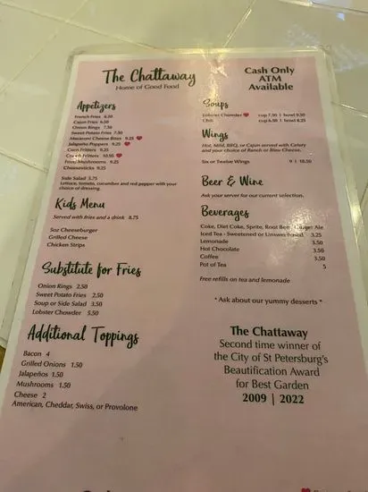 Menu 5