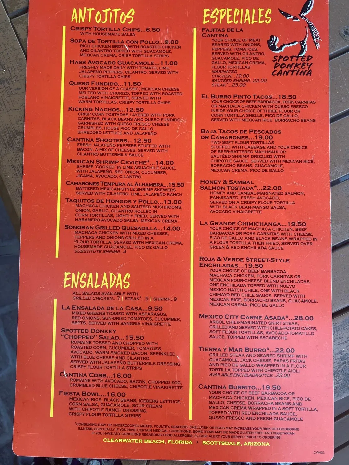 Menu 2