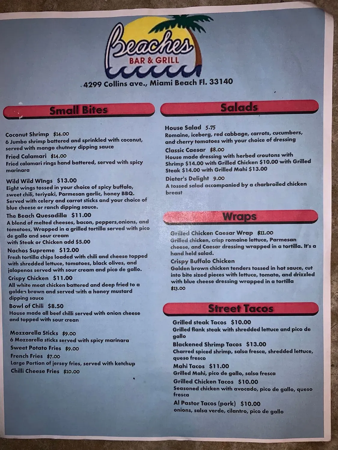 Menu 3