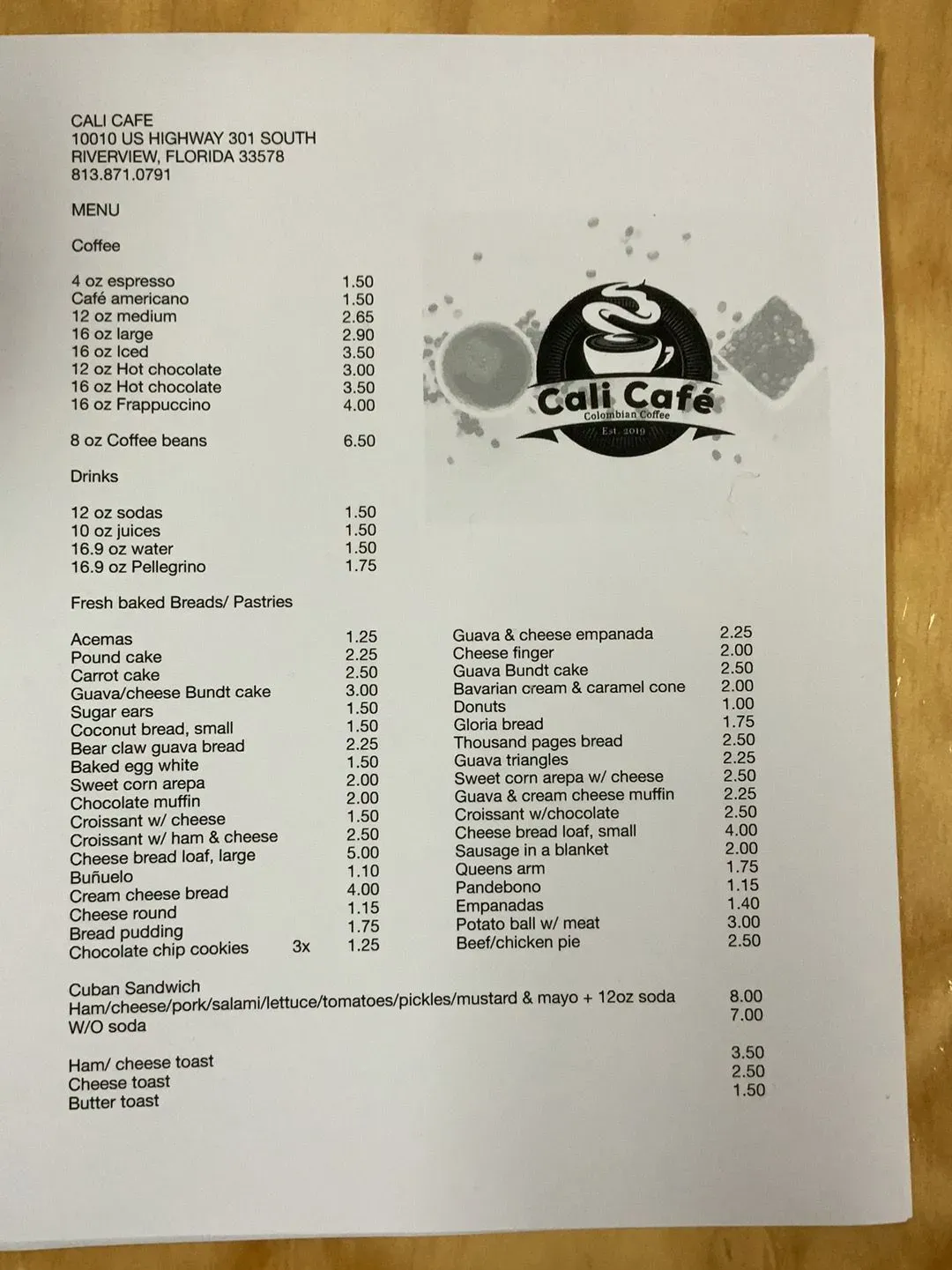 Menu 3