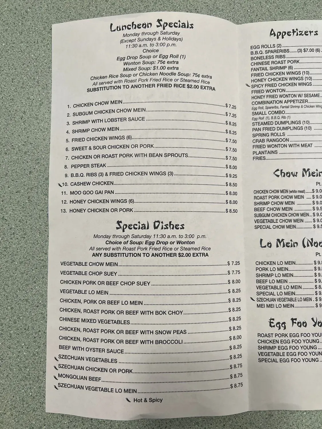 Menu 4