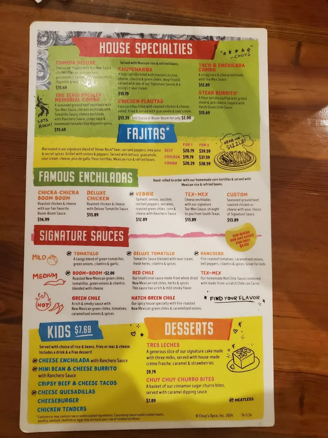 Menu 6