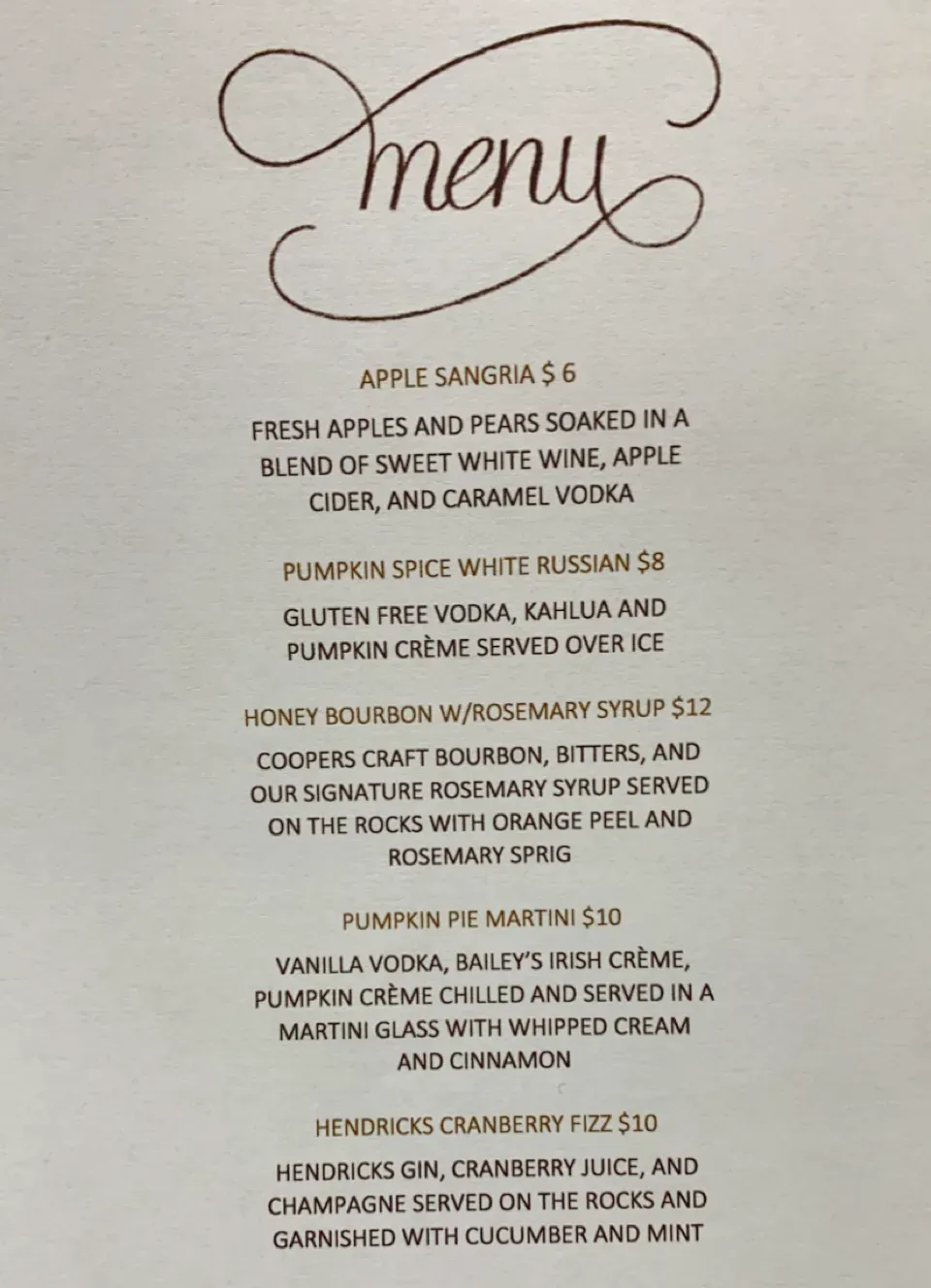 Menu 3