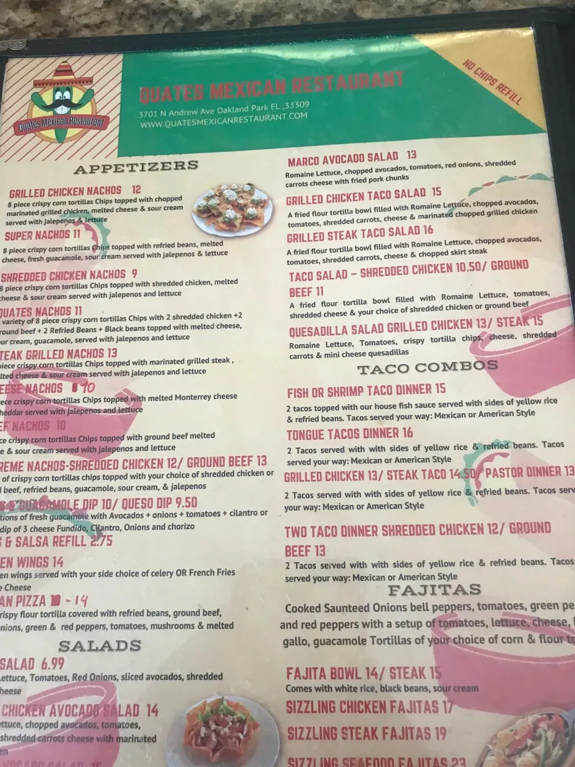 Menu 6