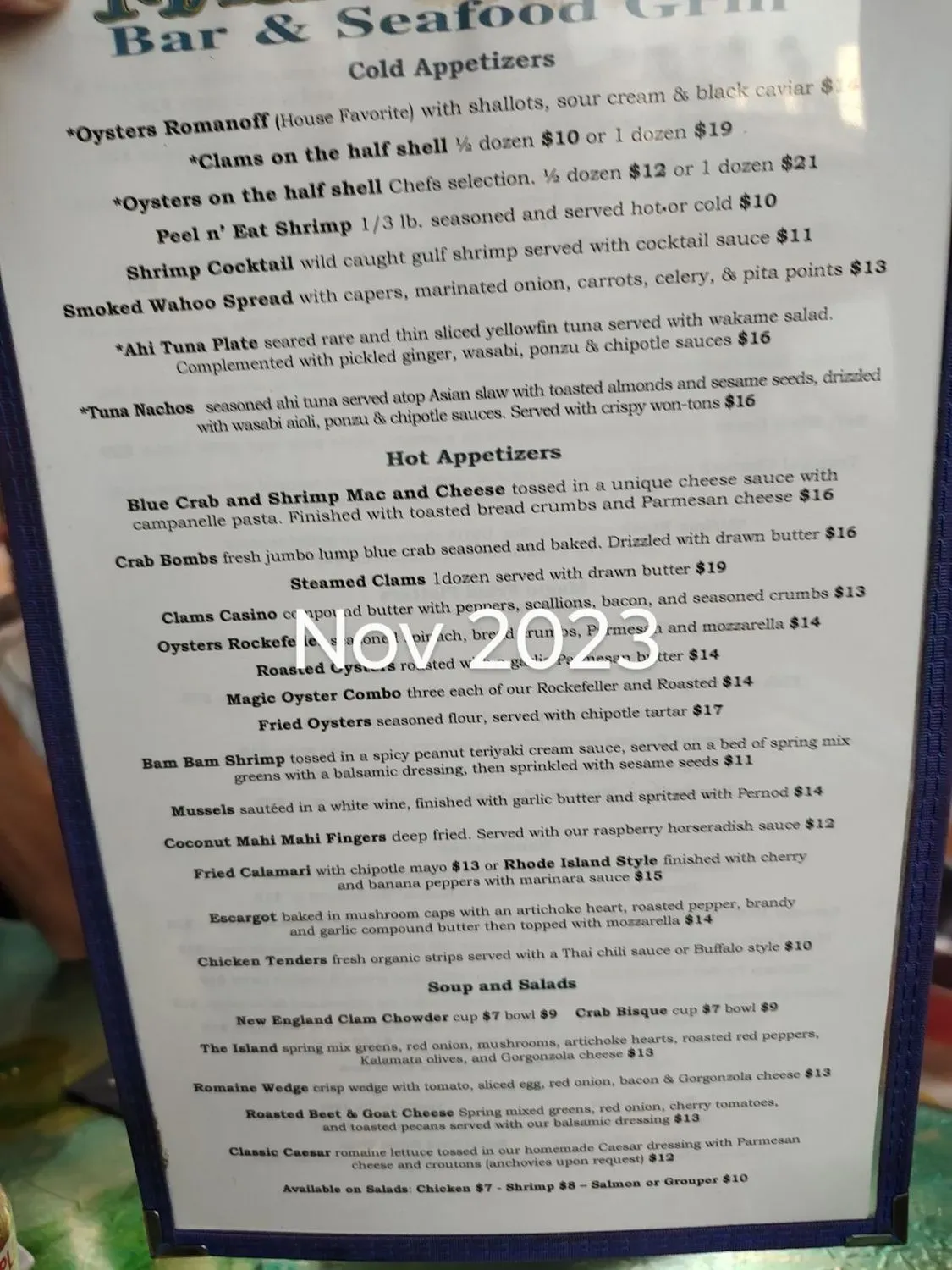 Menu 6