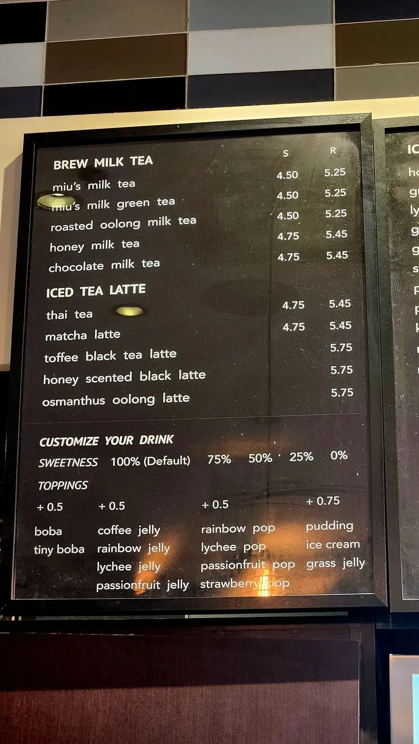 Menu 5