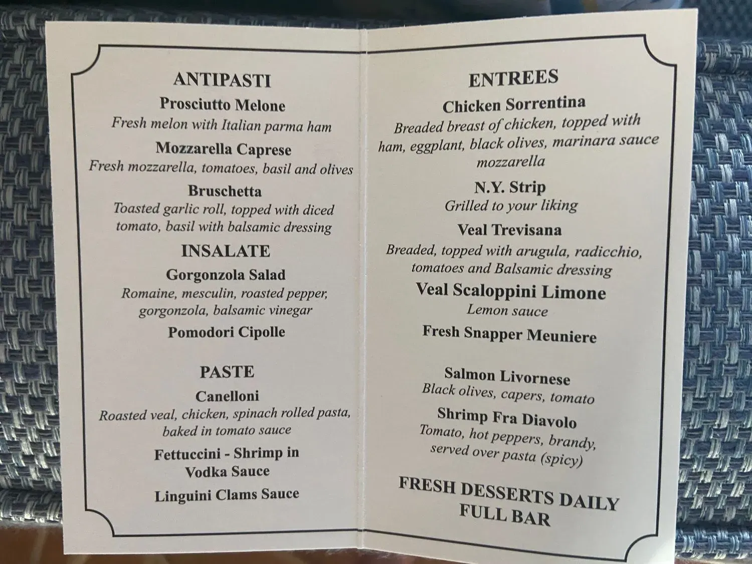 Menu 4