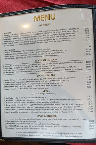 Menu 5